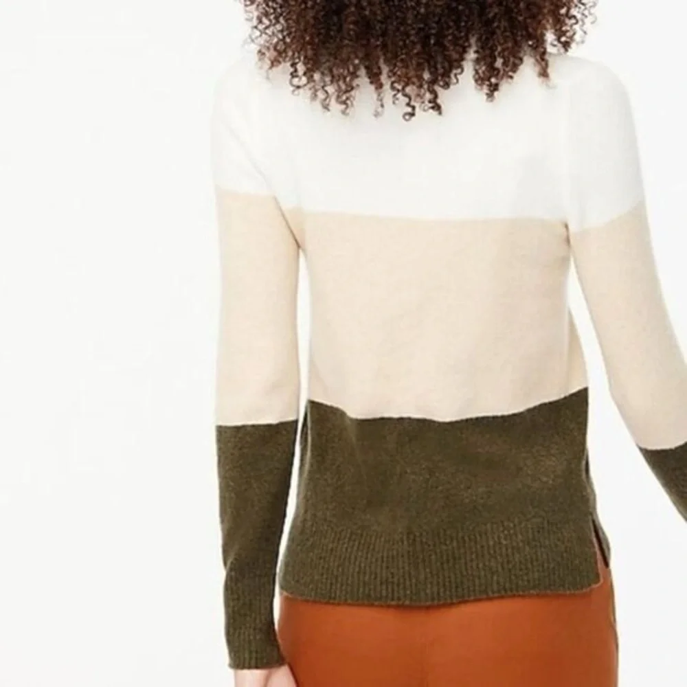 J. Crew Multicolor Crew Neck Sweater